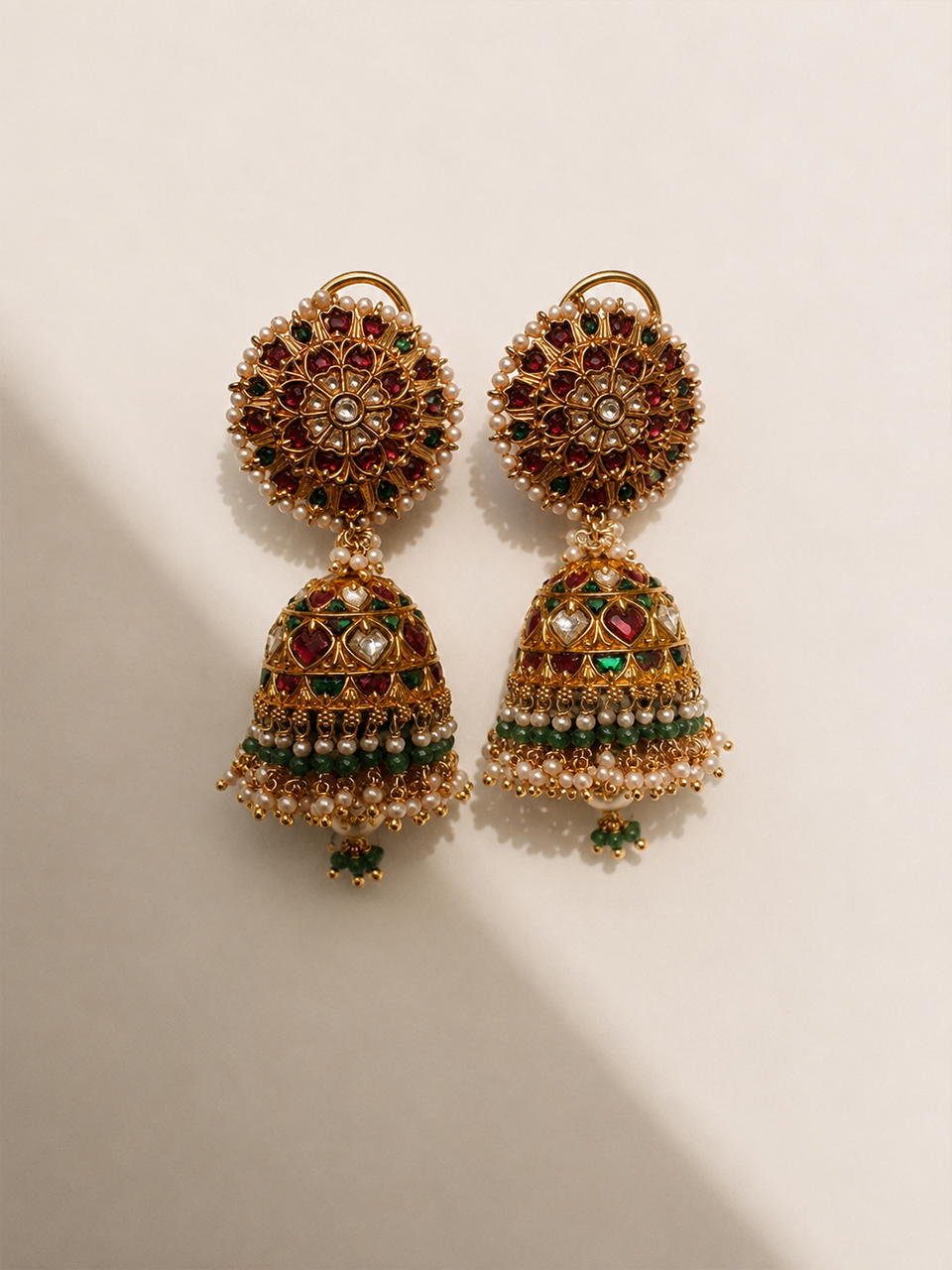 Red Tulip Earrings