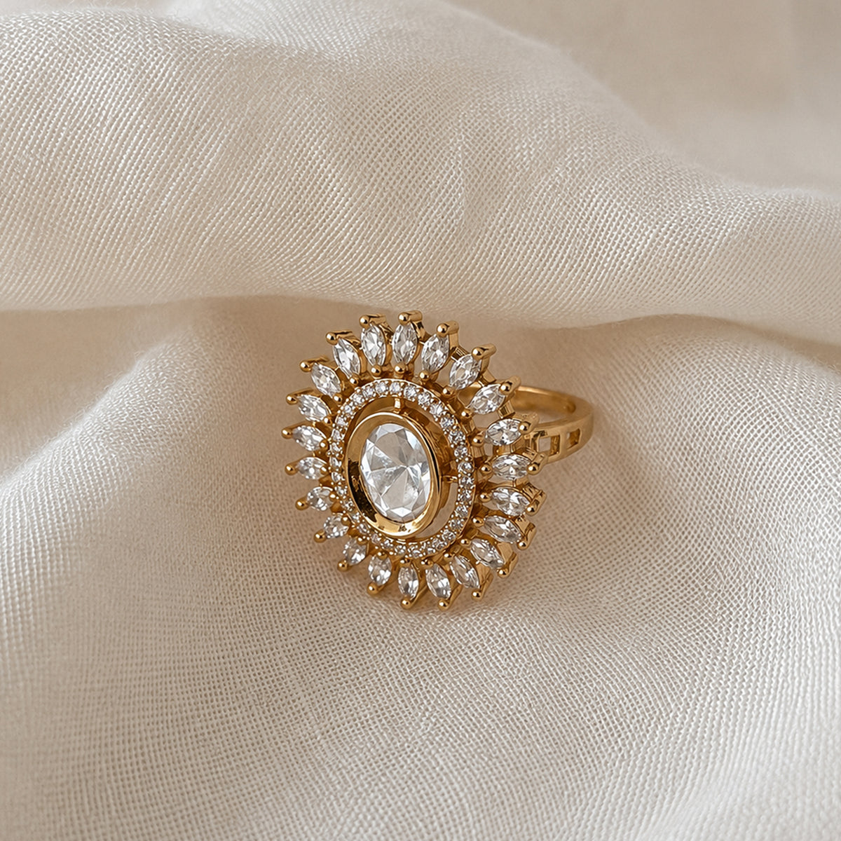 Safed Gul Ring