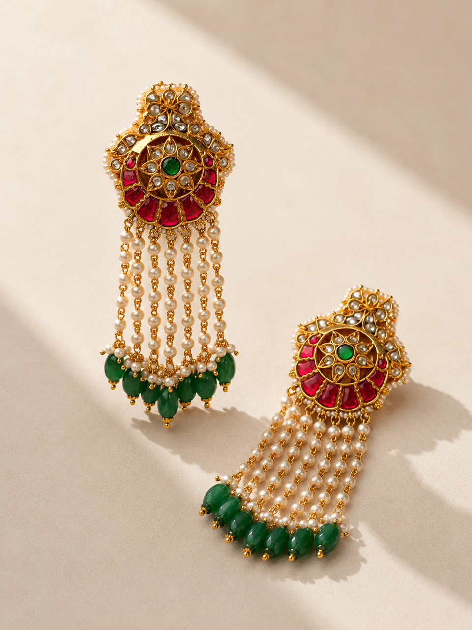 Pearl Latkan Earrings