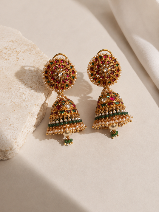 Red Tulip Earrings