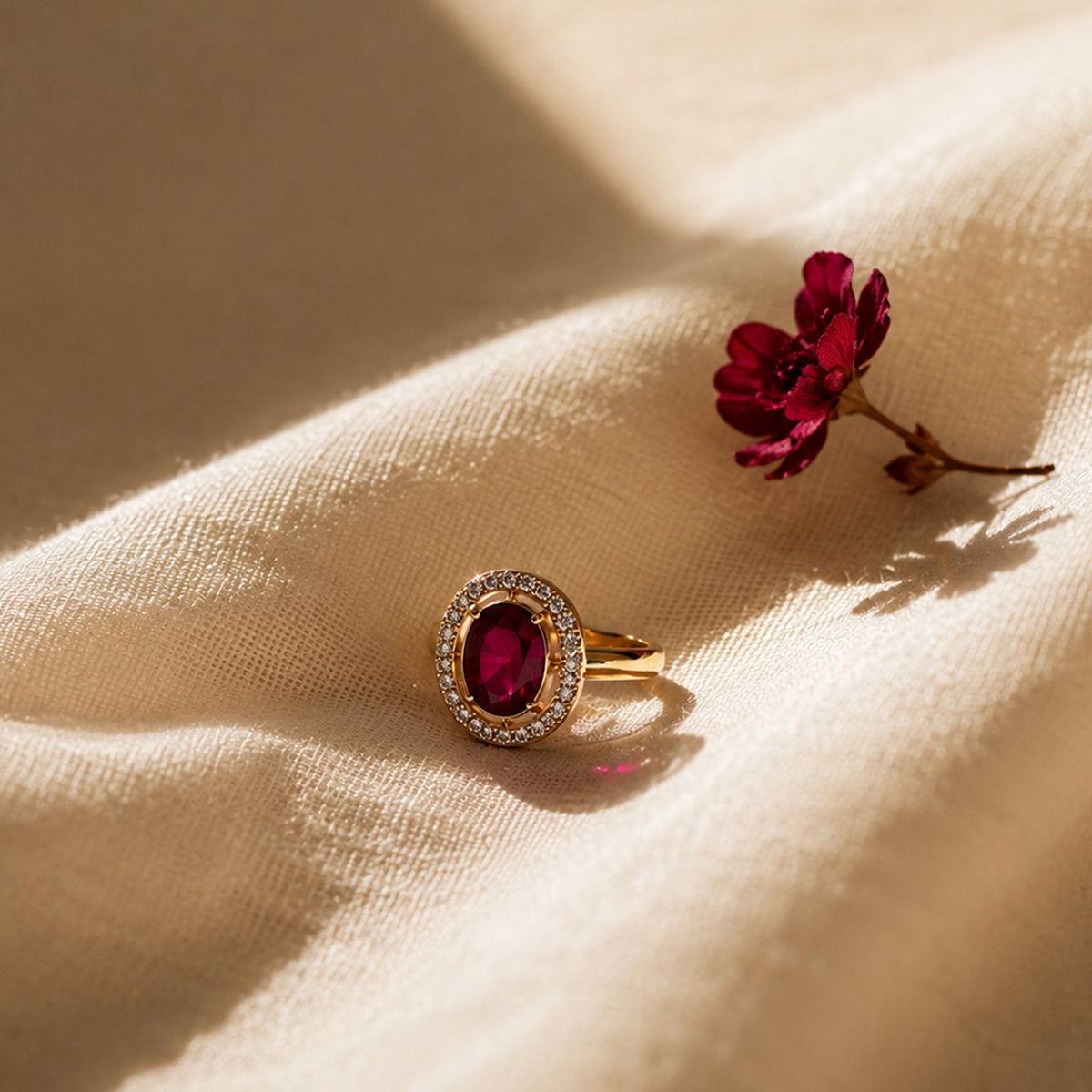 Gulabi Gem Ring