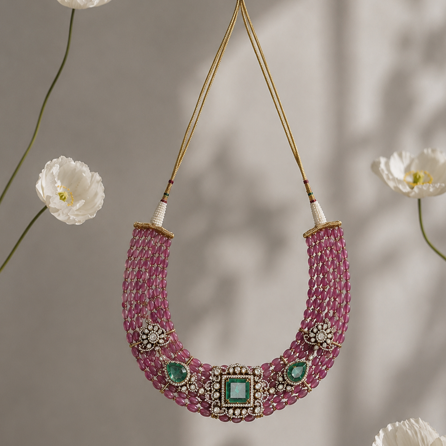 The Lotus Pond Necklace Set