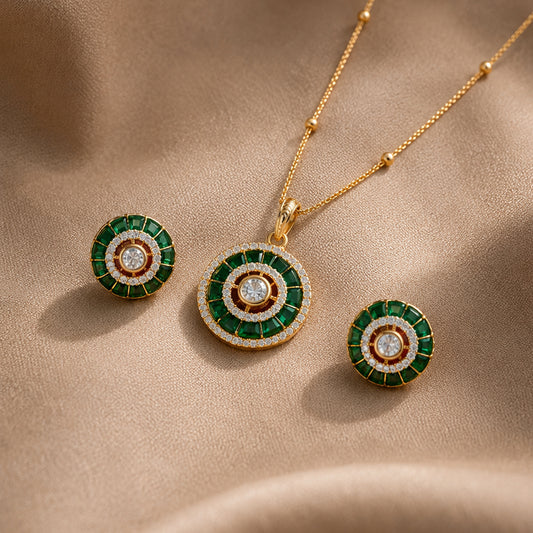 Nazakat Set - Green