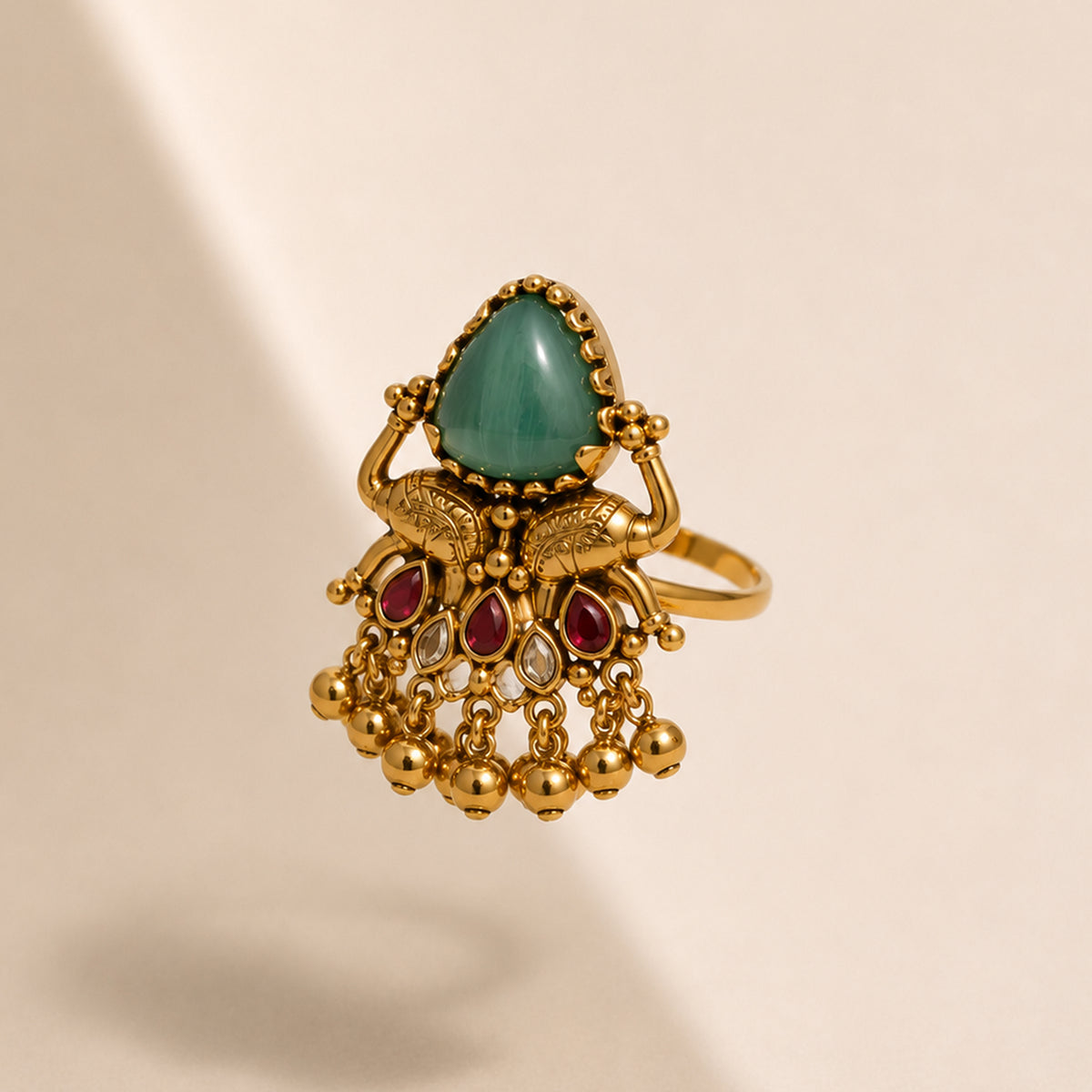 Panna Polki Ring