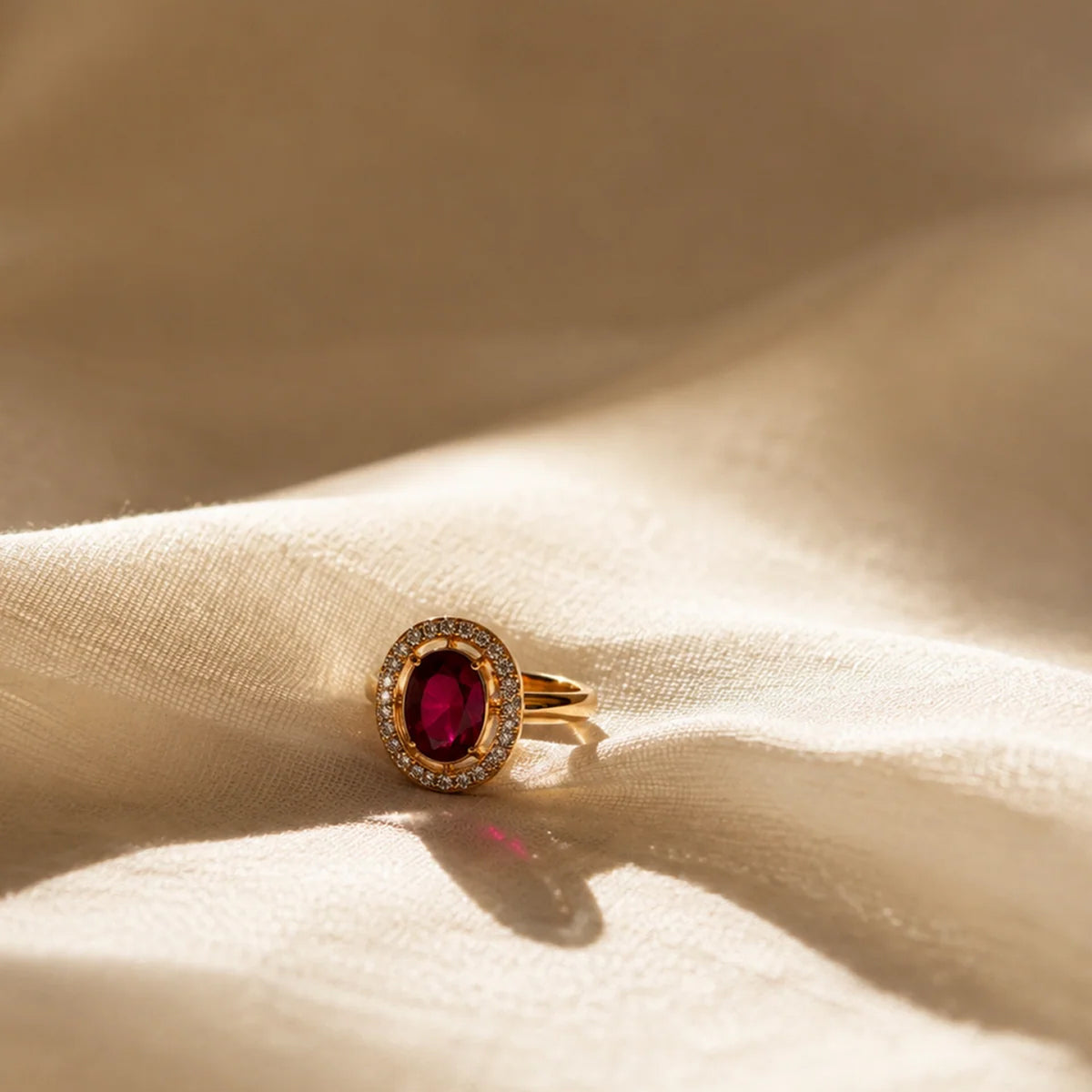 Safed Gem Ring