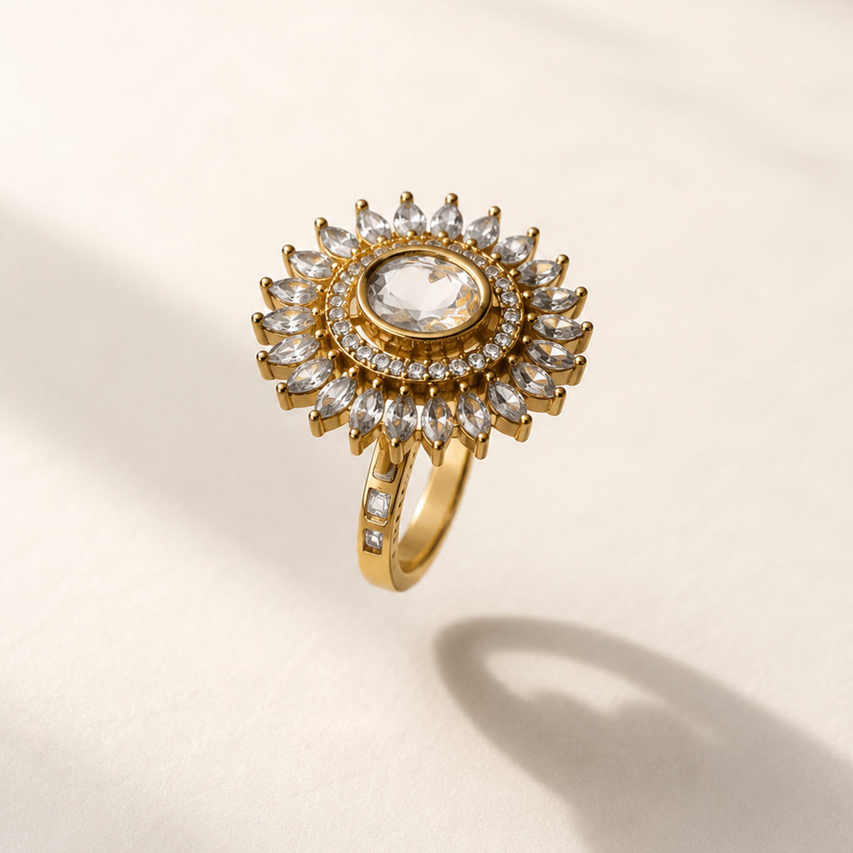 Safed Gul Ring