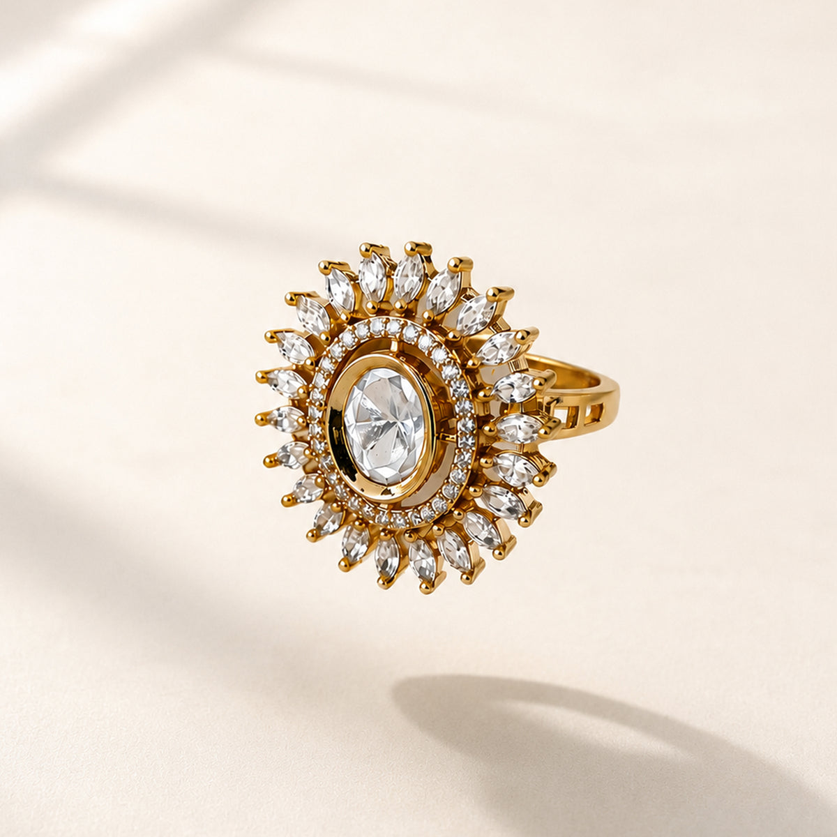 Safed Gul Ring